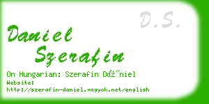 daniel szerafin business card